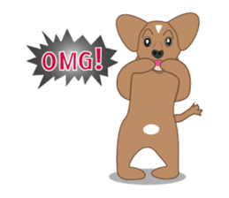 A smart dog " Mr. Jeng " sticker #6950443