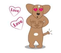 A smart dog " Mr. Jeng " sticker #6950454