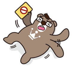 CK Lion VS Allen Bear sticker #6950551