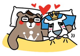 CK Lion VS Allen Bear sticker #6950567