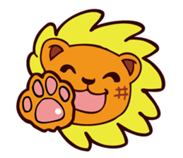 CHEERFUL LION sticker #6950699