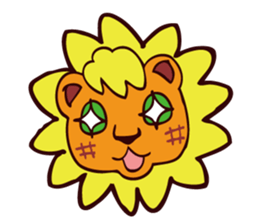 CHEERFUL LION sticker #6950702