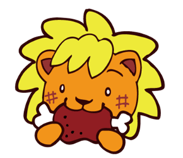 CHEERFUL LION sticker #6950708