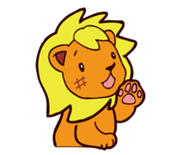 CHEERFUL LION sticker #6950709