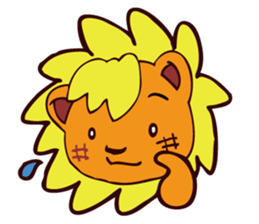 CHEERFUL LION sticker #6950710