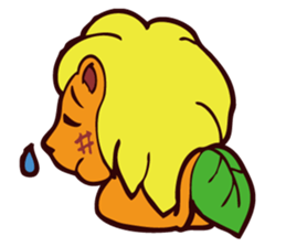 CHEERFUL LION sticker #6950712