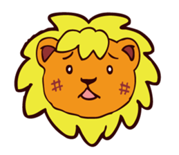 CHEERFUL LION sticker #6950714