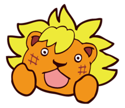 CHEERFUL LION sticker #6950716
