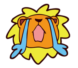 CHEERFUL LION sticker #6950718
