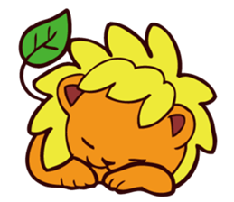 CHEERFUL LION sticker #6950722