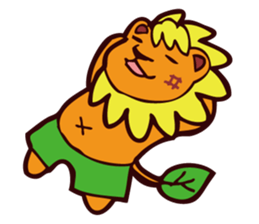 CHEERFUL LION sticker #6950723