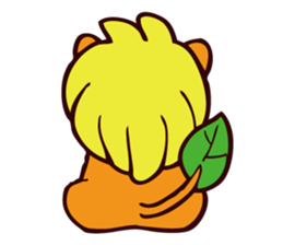 CHEERFUL LION sticker #6950725