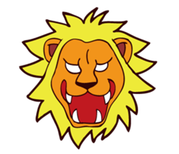CHEERFUL LION sticker #6950728