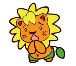 CHEERFUL LION sticker #6950729