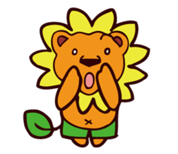 CHEERFUL LION sticker #6950730