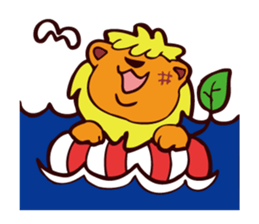 CHEERFUL LION sticker #6950735