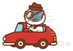 Kaw-nyo and the gang sticker #6951031