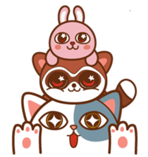 Kaw-nyo and the gang sticker #6951052