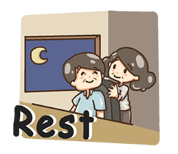 My beloved family (EN) sticker #6951714