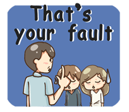 My beloved family (EN) sticker #6951715