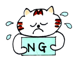 cat of kannsaibenn M2 sticker #6951740