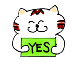 cat of kannsaibenn M2 sticker #6951741