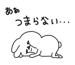 mofumofu rabbit 2 sticker #6952356