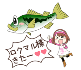 japanese fishing idol sticker #6952490
