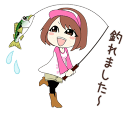 japanese fishing idol sticker #6952494