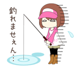 japanese fishing idol sticker #6952495