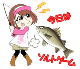 japanese fishing idol sticker #6952505