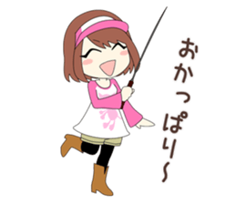 japanese fishing idol sticker #6952508