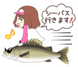 japanese fishing idol sticker #6952515