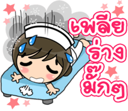Lovely Nurse 3 by Viccvoon sticker #6953251