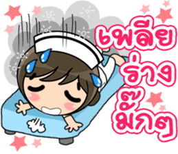 Lovely Nurse 3 by Viccvoon sticker #6953251
