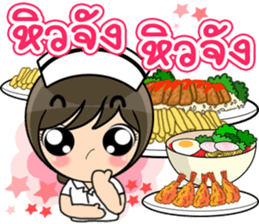 Lovely Nurse 3 by Viccvoon sticker #6953252
