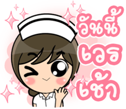 Lovely Nurse 3 by Viccvoon sticker #6953253