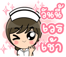 Lovely Nurse 3 by Viccvoon sticker #6953253