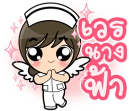Lovely Nurse 3 by Viccvoon sticker #6953262