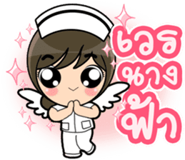 Lovely Nurse 3 by Viccvoon sticker #6953262