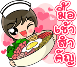 Lovely Nurse 3 by Viccvoon sticker #6953277