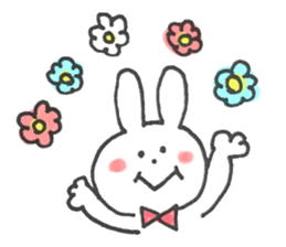 Sticker of a funny rabbit sticker #6953520