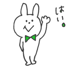 Sticker of a funny rabbit sticker #6953524