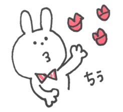 Sticker of a funny rabbit sticker #6953525