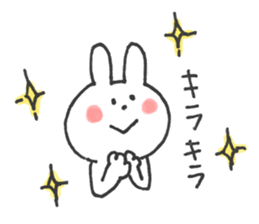 Sticker of a funny rabbit sticker #6953526