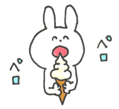 Sticker of a funny rabbit sticker #6953528