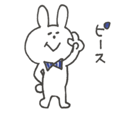 Sticker of a funny rabbit sticker #6953542