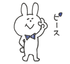 Sticker of a funny rabbit sticker #6953542