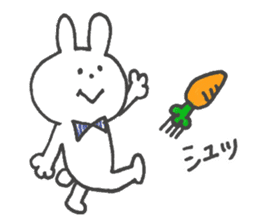 Sticker of a funny rabbit sticker #6953544