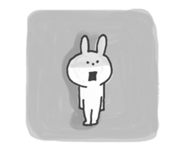 Sticker of a funny rabbit sticker #6953546
